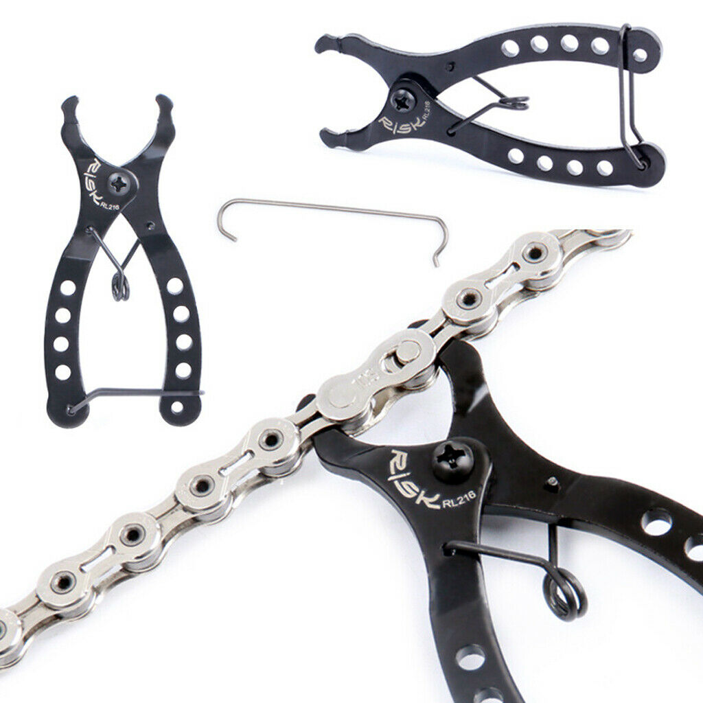 Portable Bike Chain Pliers Master Missing Link Opener Closer Clamp Hook