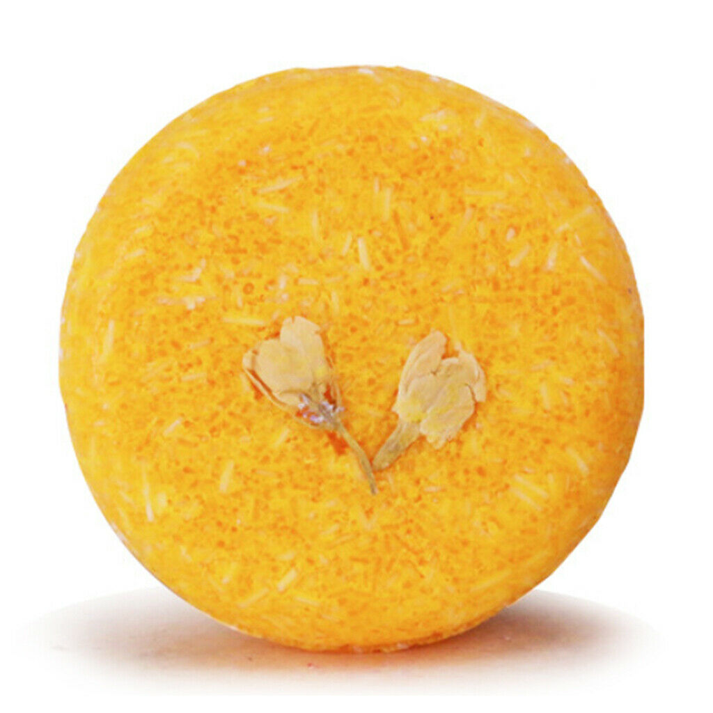 4pcs Handmade Jasmine & Lemon Shampoo Soap Cruelty-Free Prevent Hair Loss