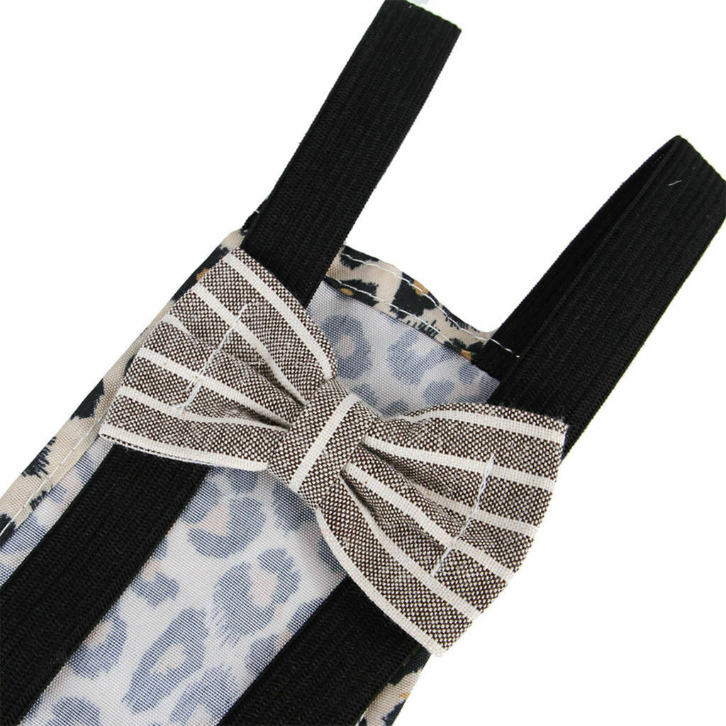 Leopard Print Adjustable Pet Diaper Poultry Pee Pad for Chicken Duck Pigeon