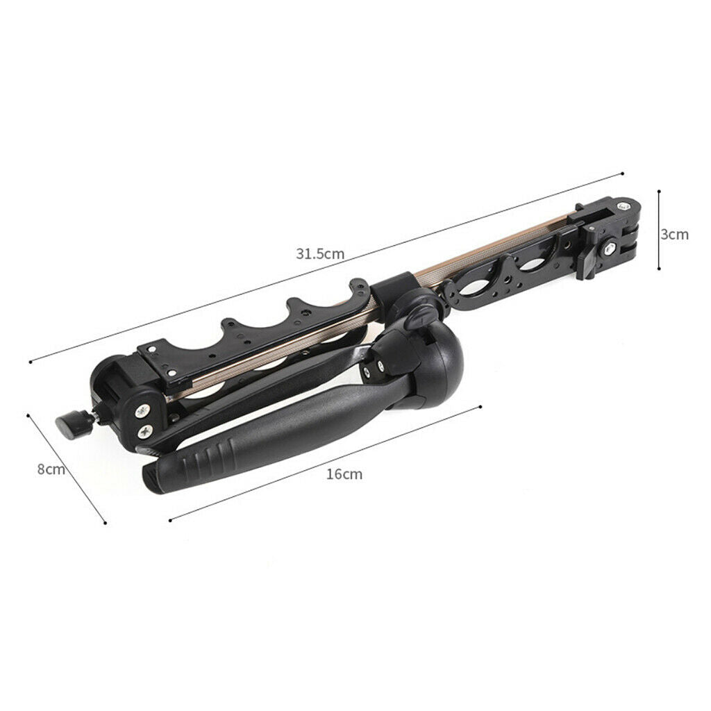 Portable Fishing Rod Holder Camera Tripod Stand Folding Ice Pole Bracket