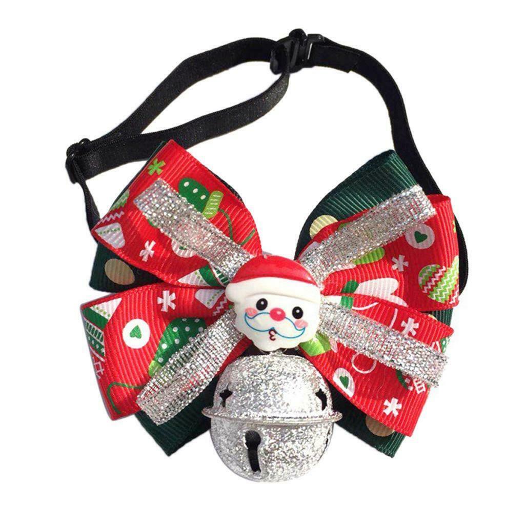 Fashion Christmas Pet Dog Cat Bow Tie Collar Bowknot Necktie New Year Gift