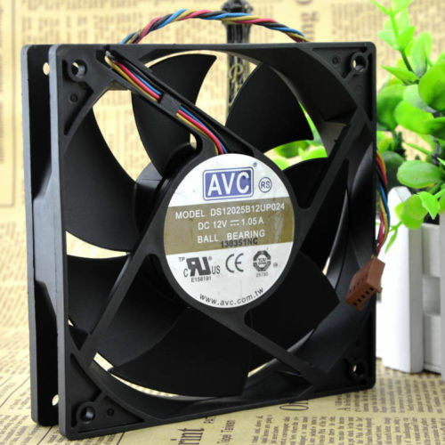 For AVC DS12025B12UP024 fan 12V 1.05A 120*120*25mm PWM 4pin