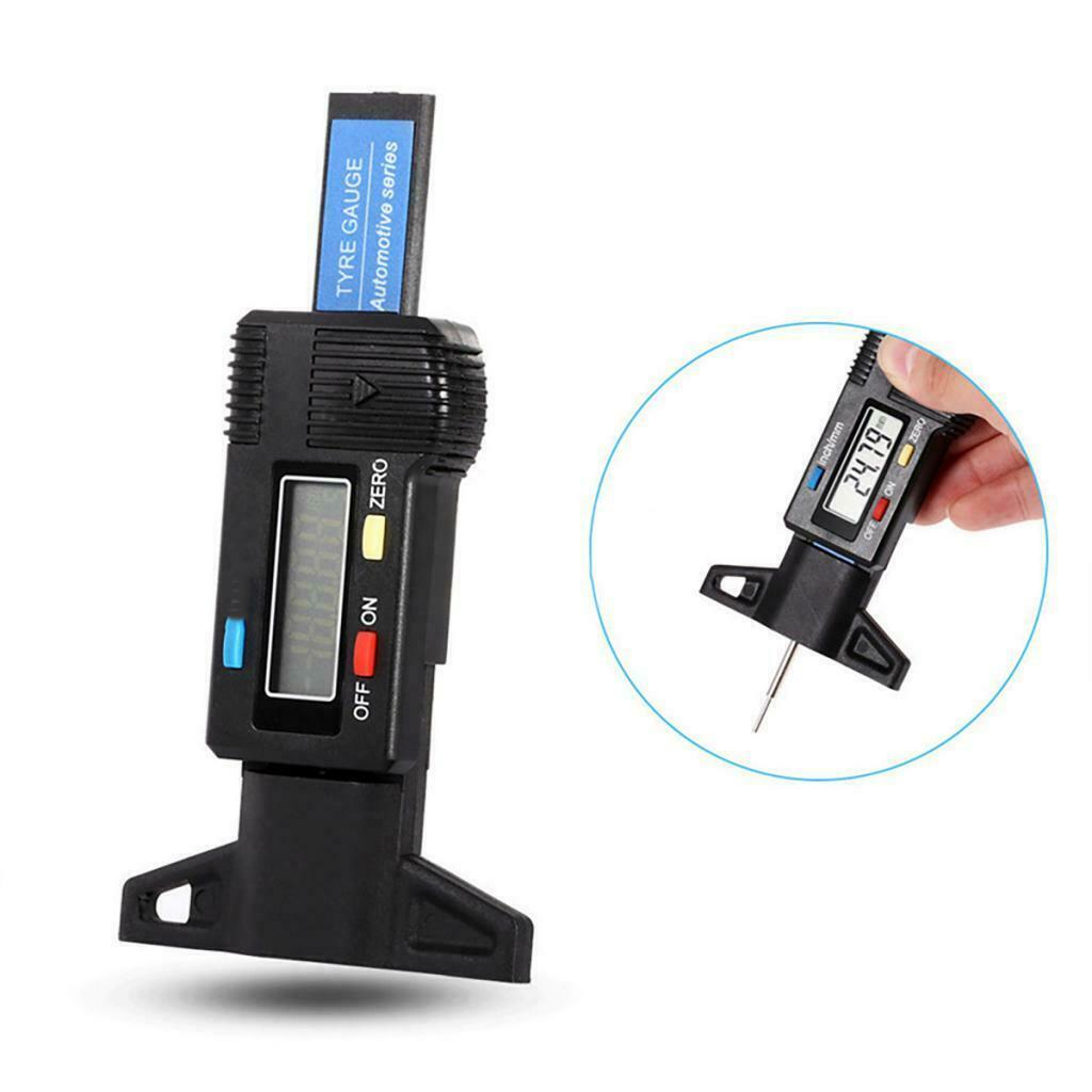 Black Trucks Tyre Tire Tread Depth Gauge  Tester Tool Monitoring System