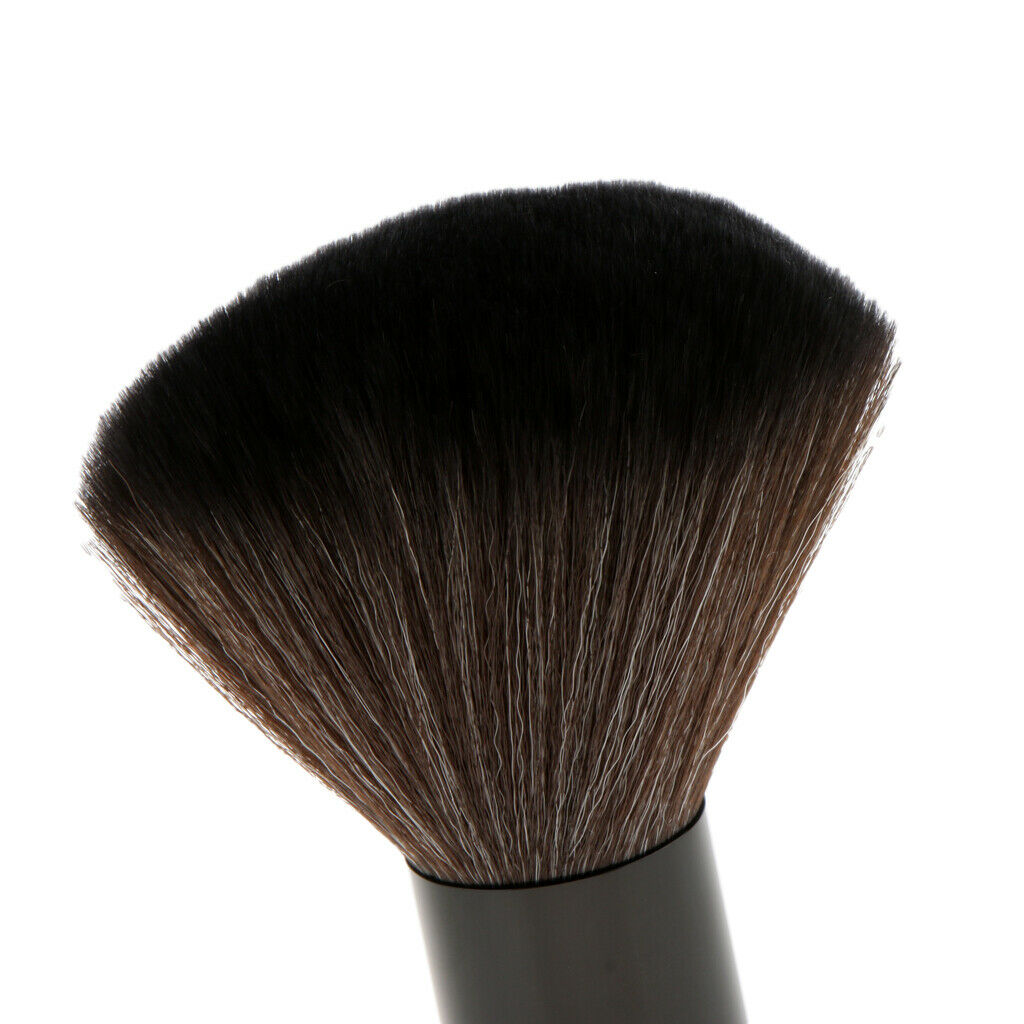 Soft Fiber Hair Removal Shaving Brush Blush Loose Powder Makeup Brush Black