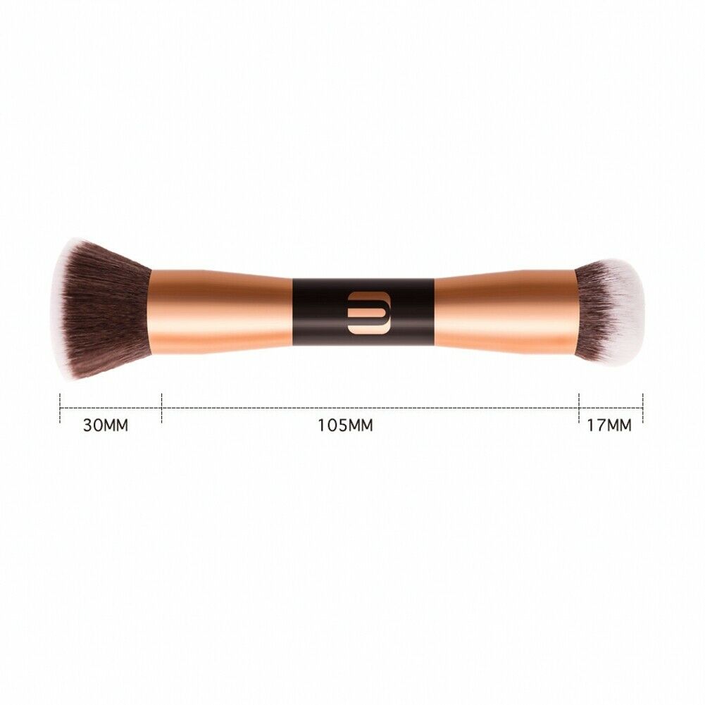 Double-headed portable makeup brush large powder brush loose powder blush brush