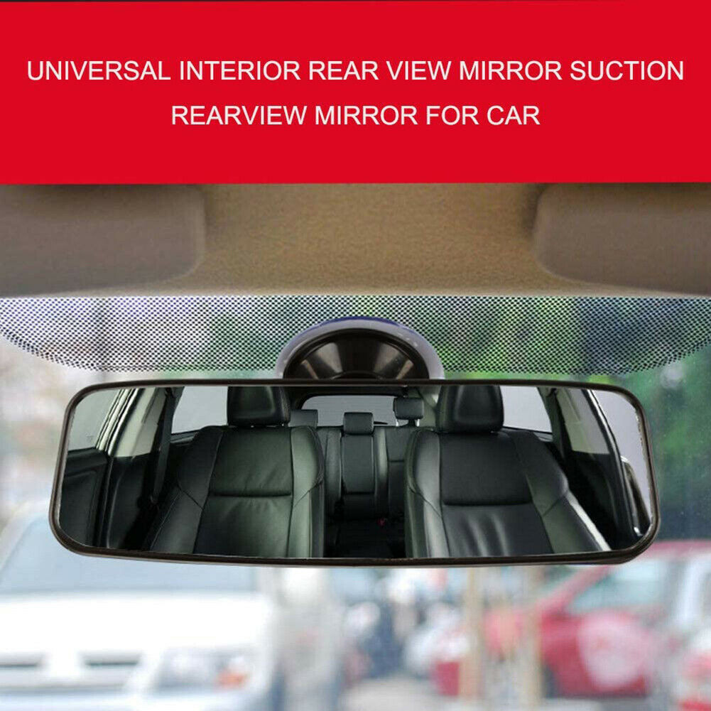 Universal Car Rear View Mirror Suction Cup SUV Truck Rearview Mirror w/ Suction