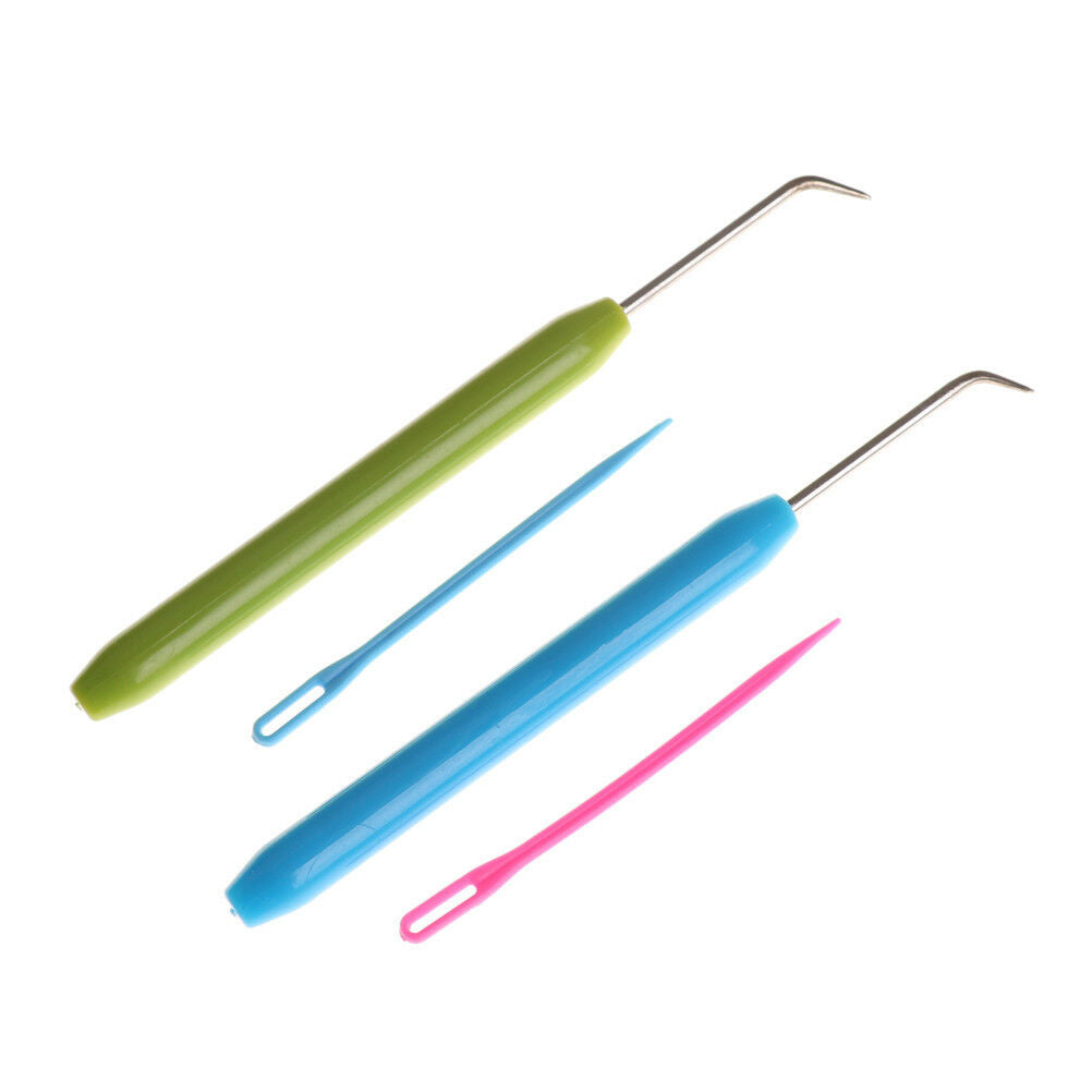 4pcs Needle and Hook Crochet Hook Set For Knifty Knitter & Knitting Loom HookPip