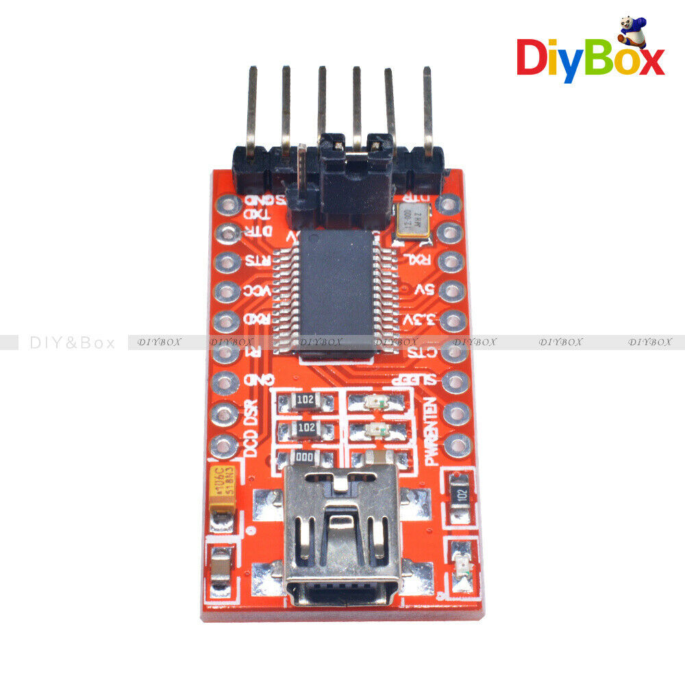 5PCS FT232RL 3.3V 5.5V FTDI USB to TTL Serial Adapter Module f Arduino Mini Port