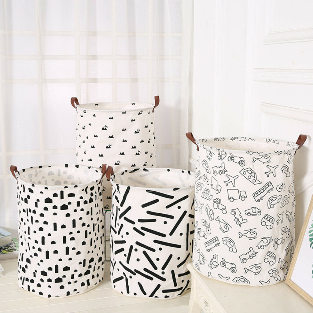 Nordic Style Nursery Toys Basket Free Standing Hamper Laundry Bin Mountain