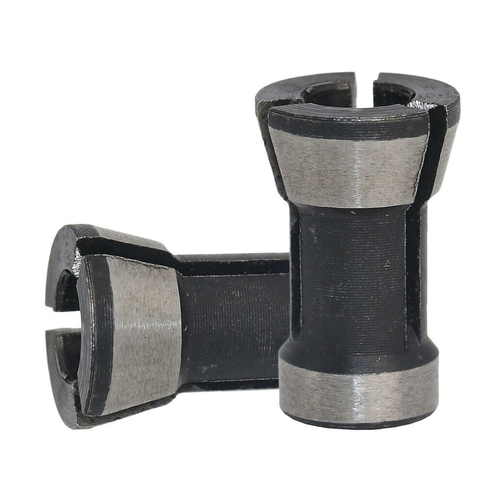 2xHigh Precision Collet Chuck Head Engraving Trimming  Machine 6.35mm