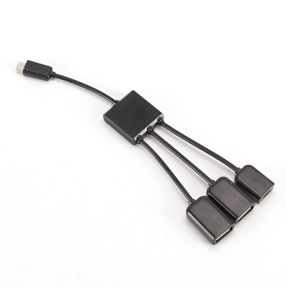 Multifunctional OTG Data Line Tablet Phone Micro usb Hub Splitter OTG Ada.l8