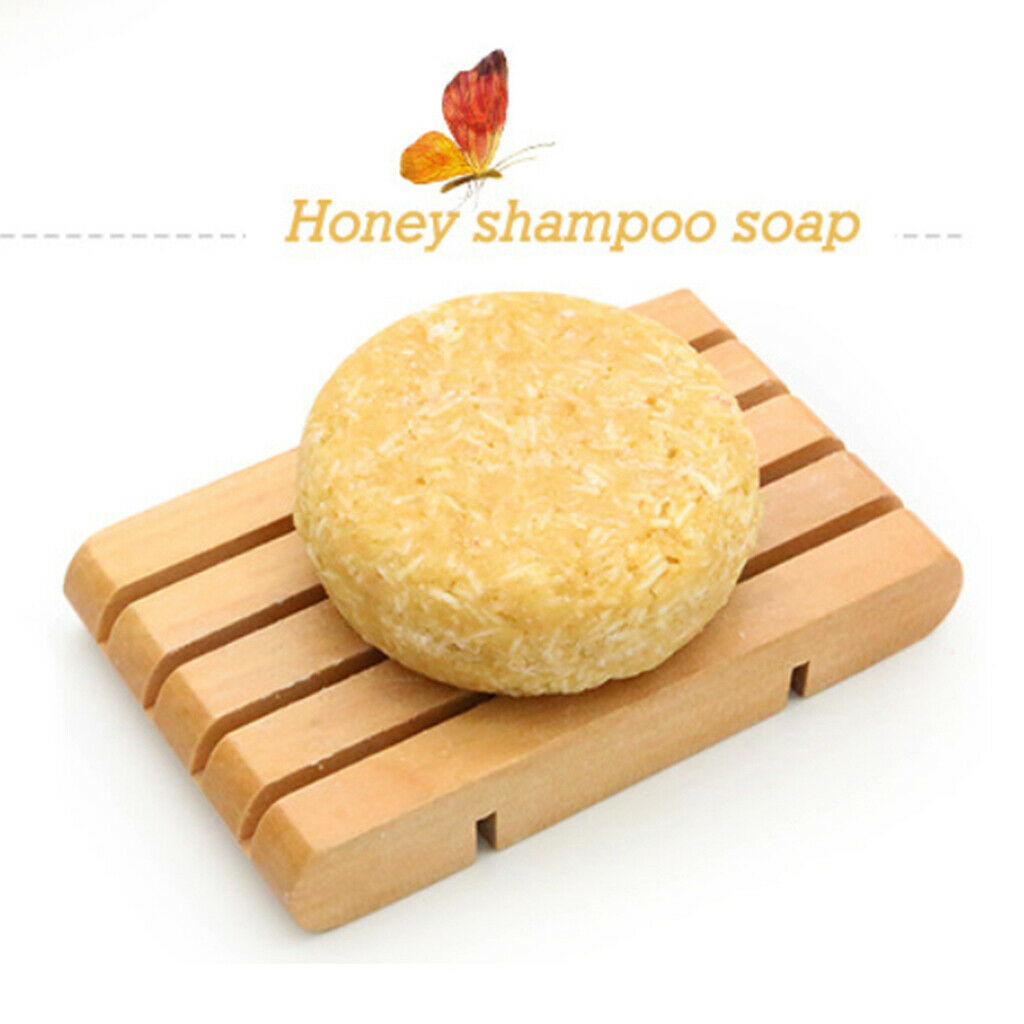 2 Pack 100% Natural Organic Handmade Honey Shampoo Soap Bar Hair Nourishing