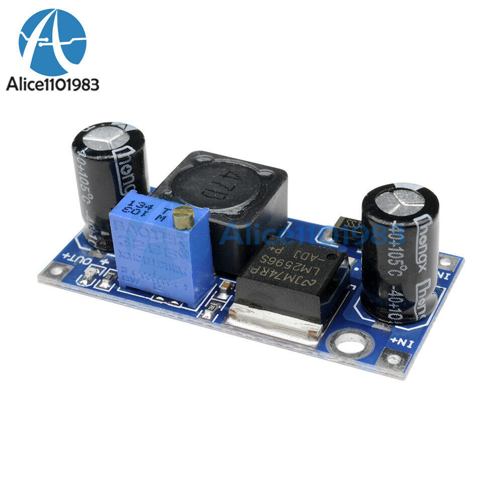5Pcs DC-DC Buck Converter Step Down Module LM2596 Power Supply Output 1.23V-30V