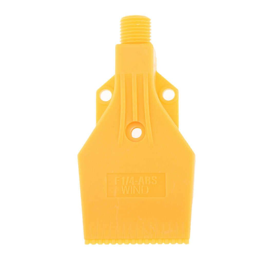 Yellow Plastic 3 Holes Flat Fan Nozzle Air Blower Nozzle Wind Jet Air Nozzle