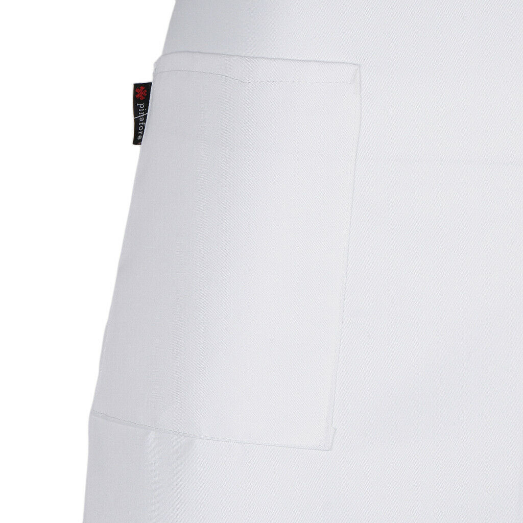 Long Apron Adjustable Hotel Bar Servers Waiters Uniform Apron with Pocket