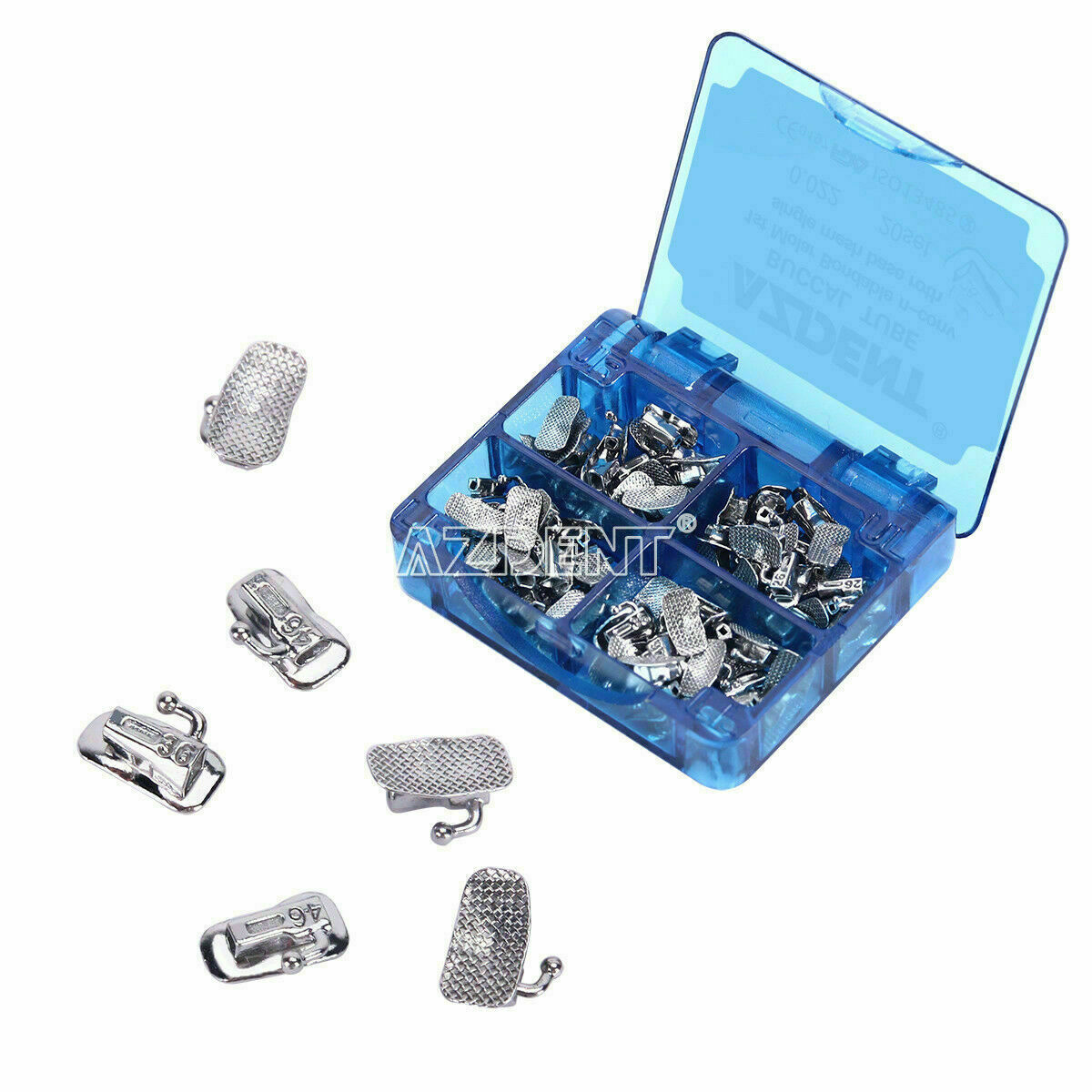 10Pack Orthodontic Bondable Buccal Tube Non-Convertible Roth 0.022 For 1st Molar