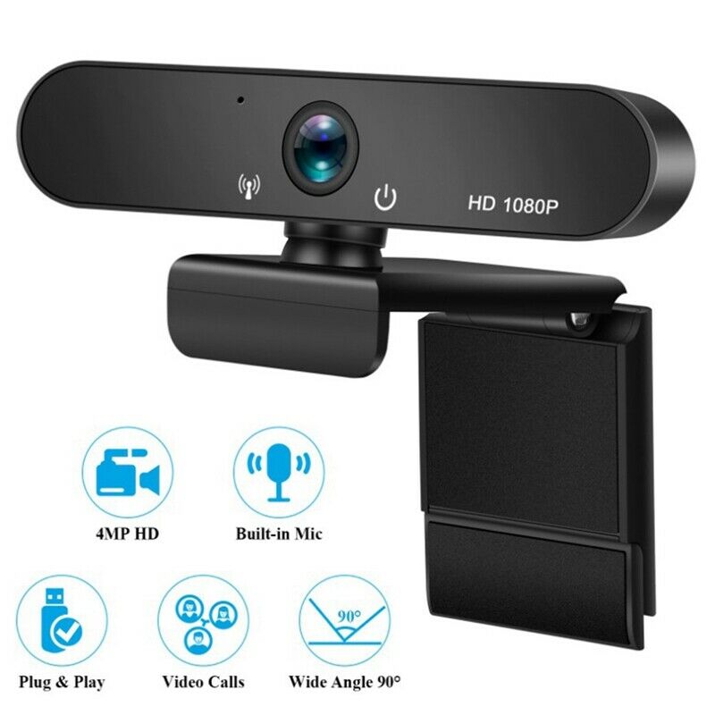 Webcam 1920X1080P USB Built-in Microphone Camera for Live Broadcast Video CalO3