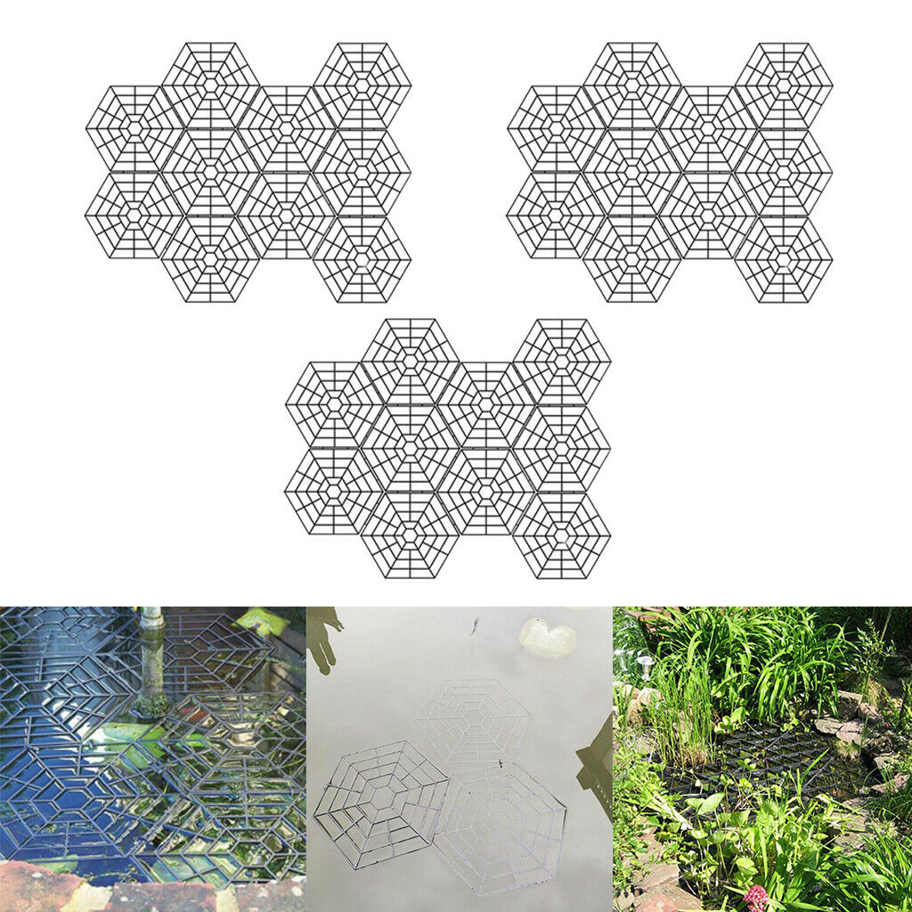 30x Fish Guard Grid Plastic Floating Net Pond Protector Garden Supplies