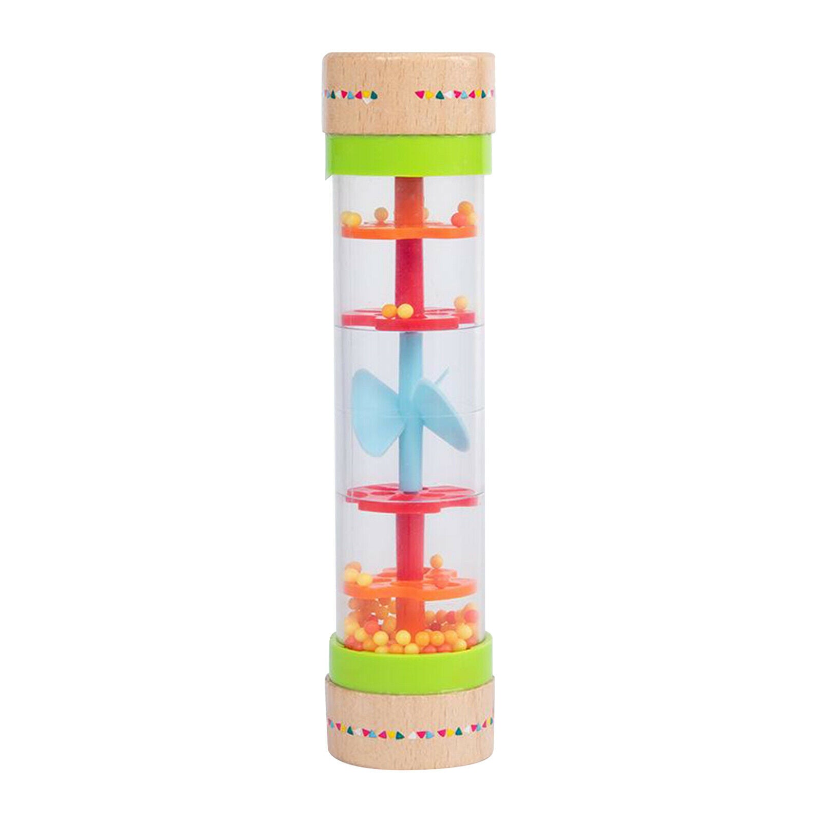 Toddlers Rainbow Rainstick Rainmaker Rain Shaker Sensory Musical Sound Rattles
