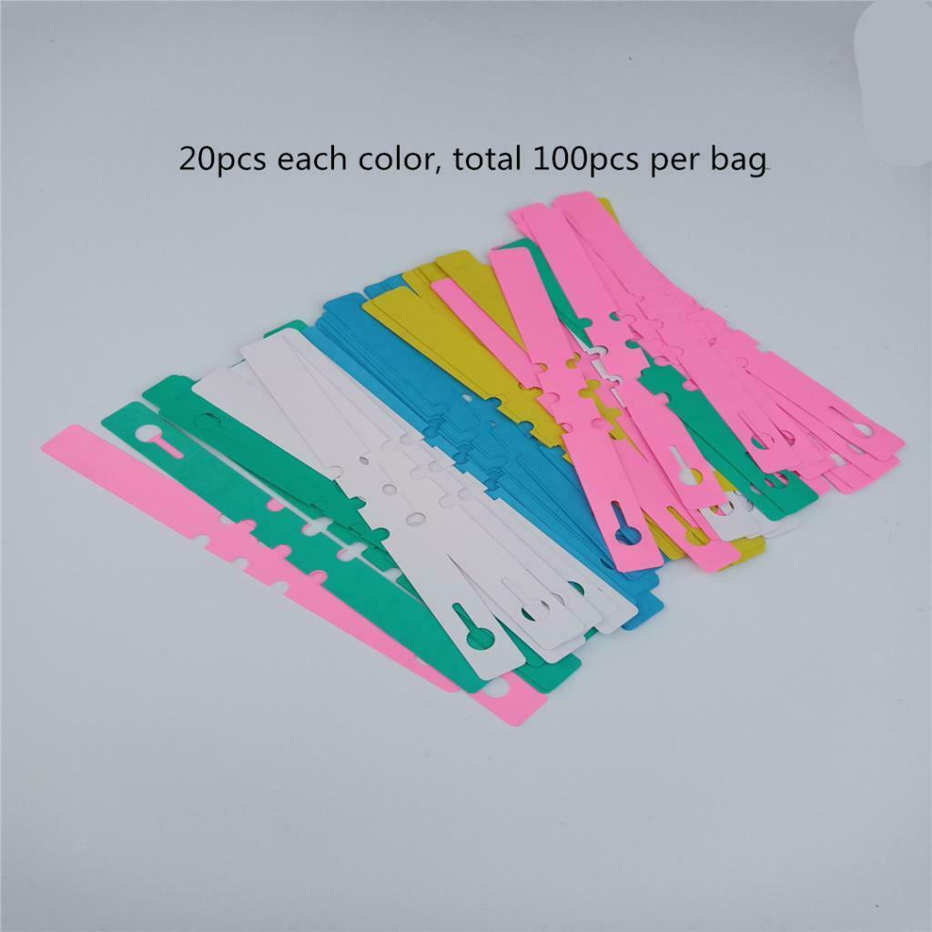 200Pcs Wrap Around Plastic Nursery Garden Tree Label Plant Tag