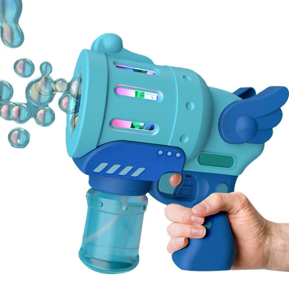 Bubble Blower Machine Automatic Bubble Maker with Colorful Light for Outdoor