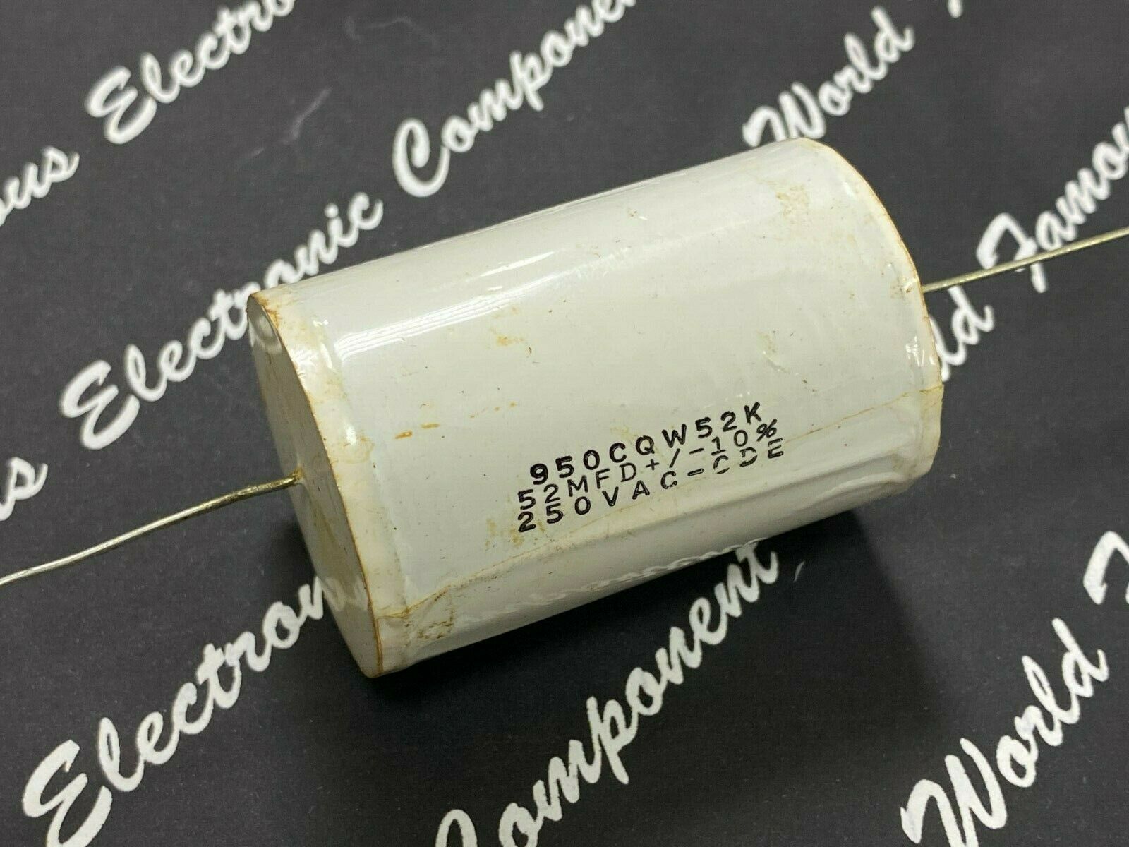 1pcs-CDE 950 52uF 250V(ac) 10% 950CQW52K Polypropylene Axial Film Capacitor