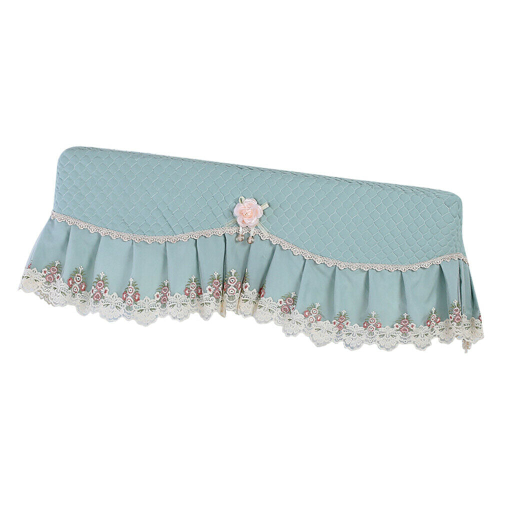 All-inclusive Hanging Air Conditioner Lace Dust Proof Cover Green 92x20CM