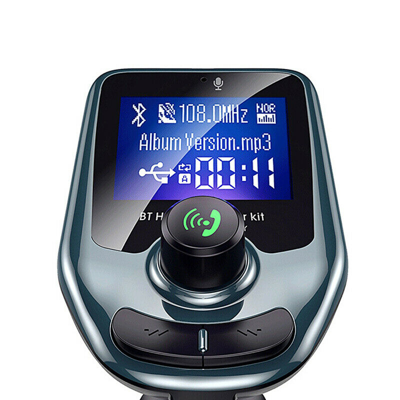 12-24V Car Cigarette Lighter Socket Dual USB Charger Bluetooth Audio Transmitter