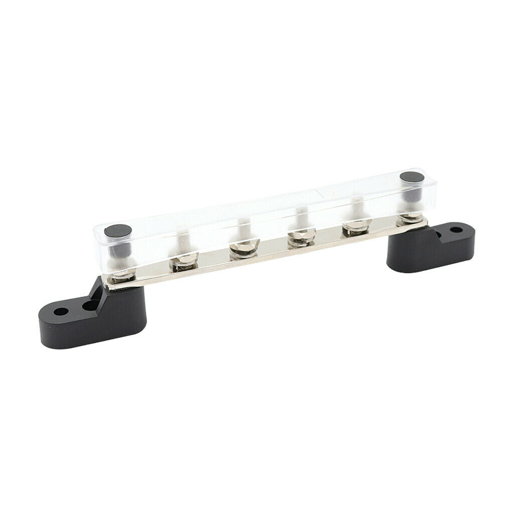 Bus-Bar 12V 6 way Electrical Terminal Single Junction Box 6 Stud Kits 6P