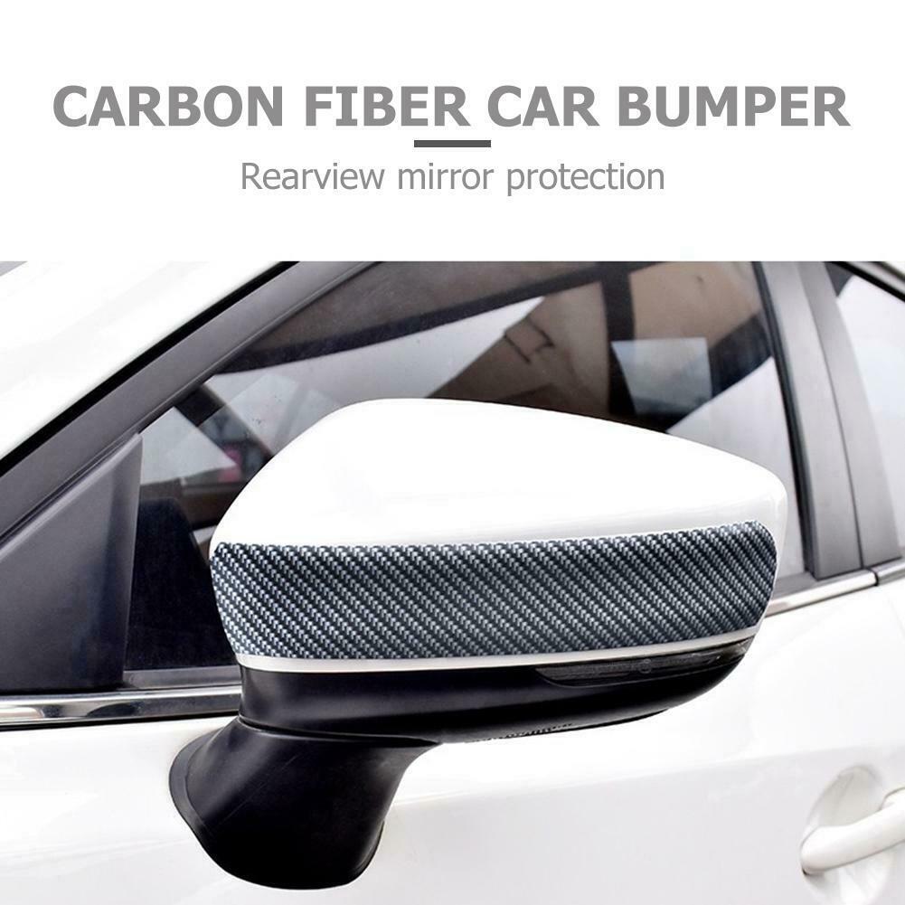 Car Door Bumper Protector 2.5m Carbon Fiber Anti-collision Strip Universal @