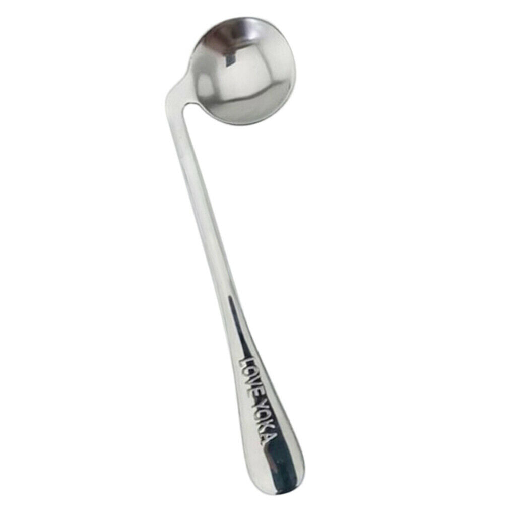 2x Stainless Steel Left/Right Angled Spoon for Disabled Independent Eating