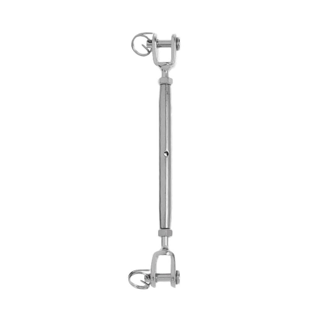 8x Stainless Steel Jaw Turnbuckles Wire Rigging Screws for Sailboat M5