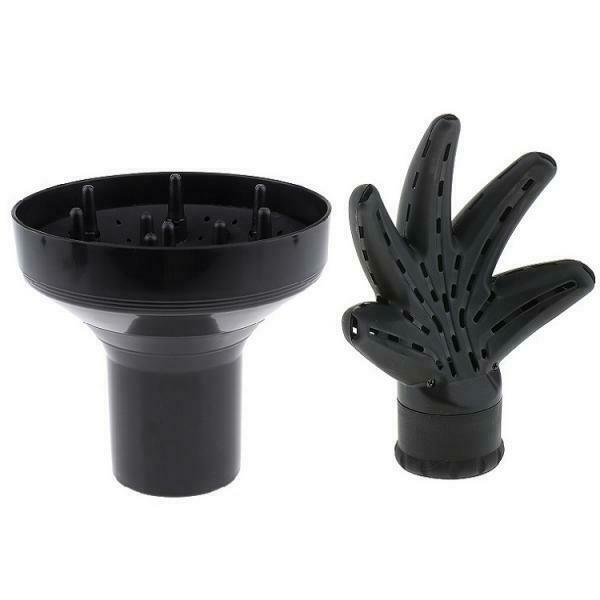2  Pieces Plastic Professional Hairdressing Salon Hair Dryer Diffuser Wind Blow