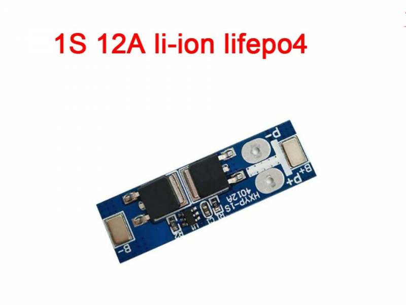 1S 12A 3.2V Lifep04 26650 18650 2T Life Lifepo4 Bms Battery Protection Board