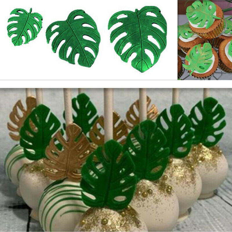 Fondant Mold Cake Mould Plant Leaf Monstera Leaves Chocolate Silicone Bak.l8