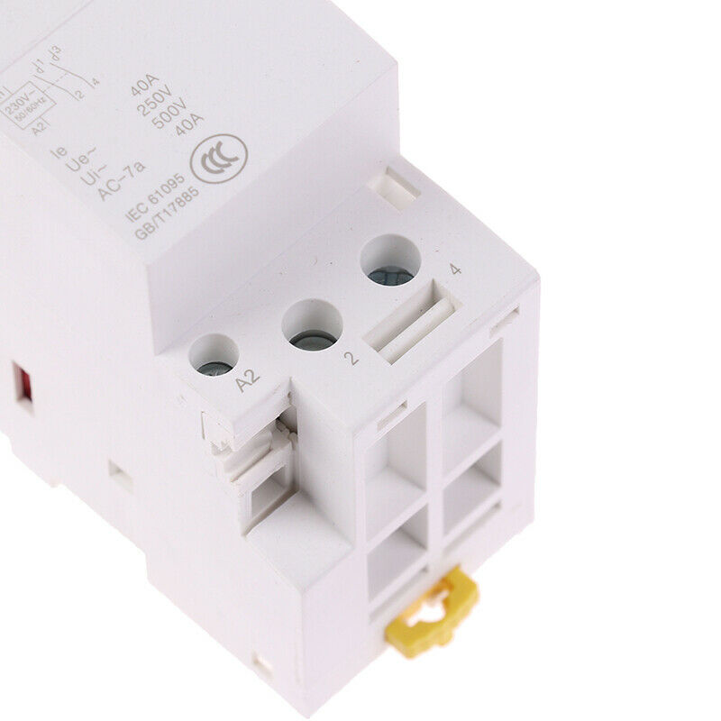 2P 40A 220V 50/60HZ Din rail Household ac contactor 2NO:0J*DD