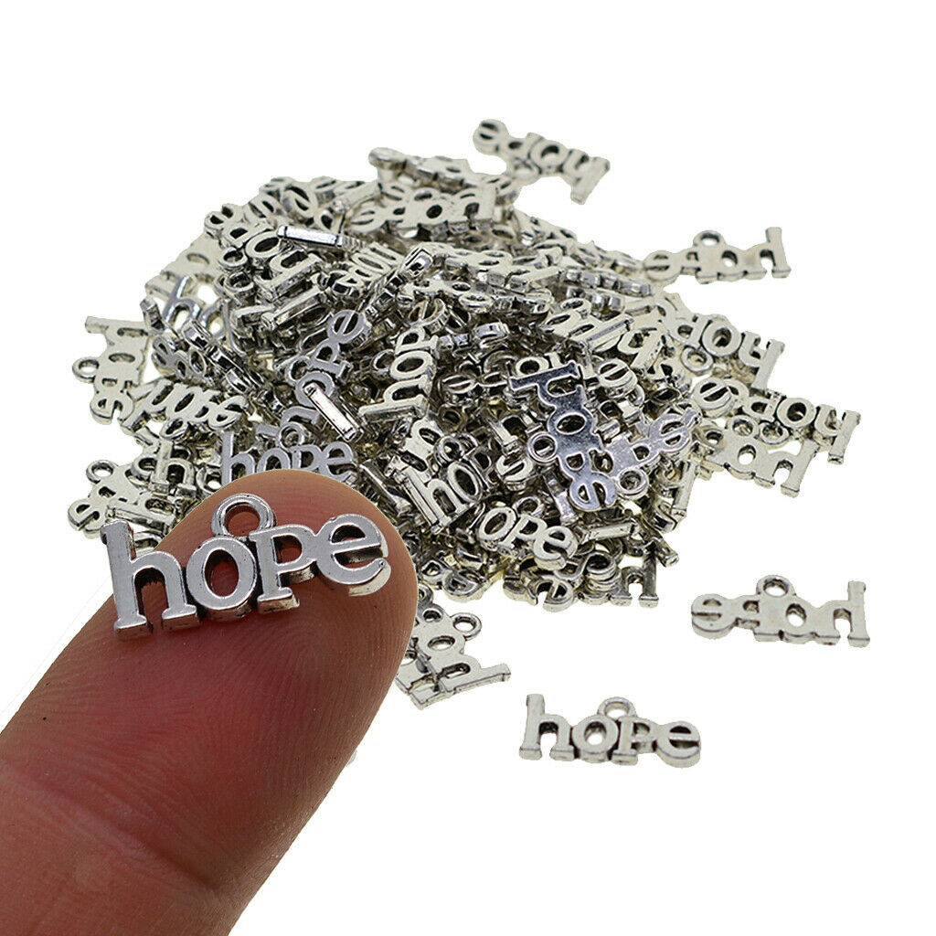 100x Alloy Pendants for Jewelry DIY Necklace Bracelets Findings Crafts