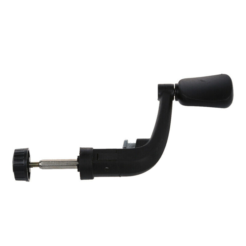 Folding Rotary Plastic Fishing  Reel Handle Repair Parts Black R5D6D6