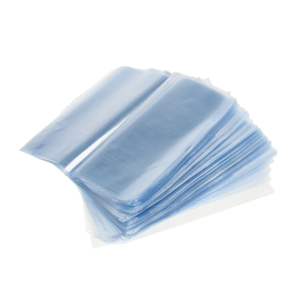 200 Pcs  Shrink Wrap Bags Films Flat Seal Packing Protectors Bags Gift