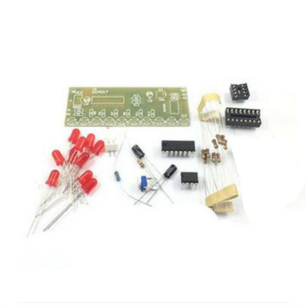 Welding Practice Water Lamp Module Kit NE555 CD4017 Electronic Board DIY Kit