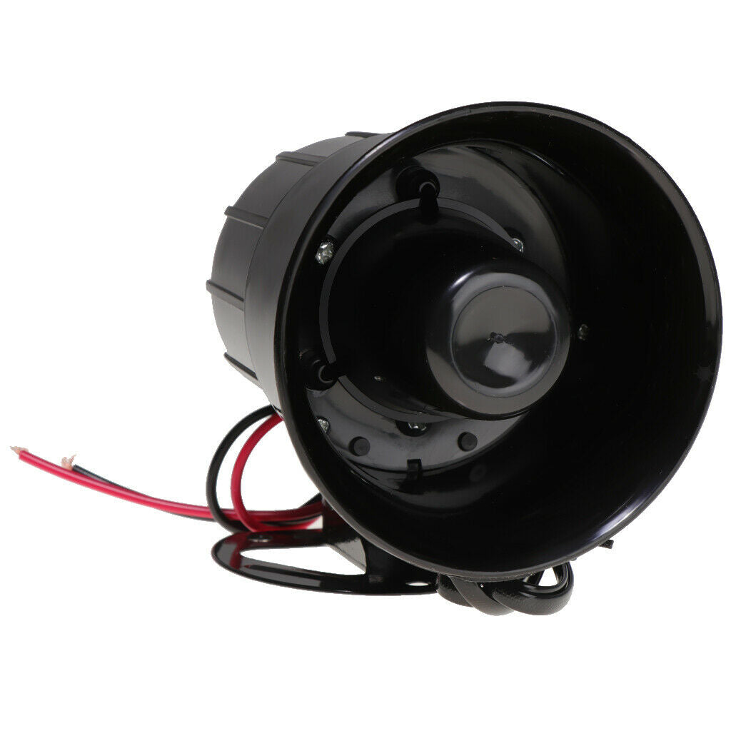 12V 30W 110dB Warning Alarm Loud Siren Horn for Car 3 Sounds Tone PA System