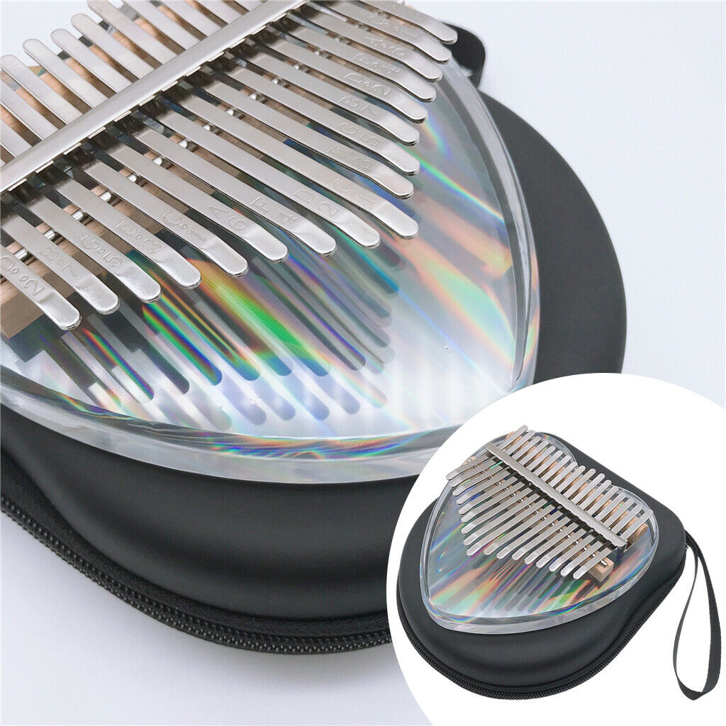 Portable Small Metal Key Kalimba 17 Key Finger Thumb Piano Mbira Tuning Hammer