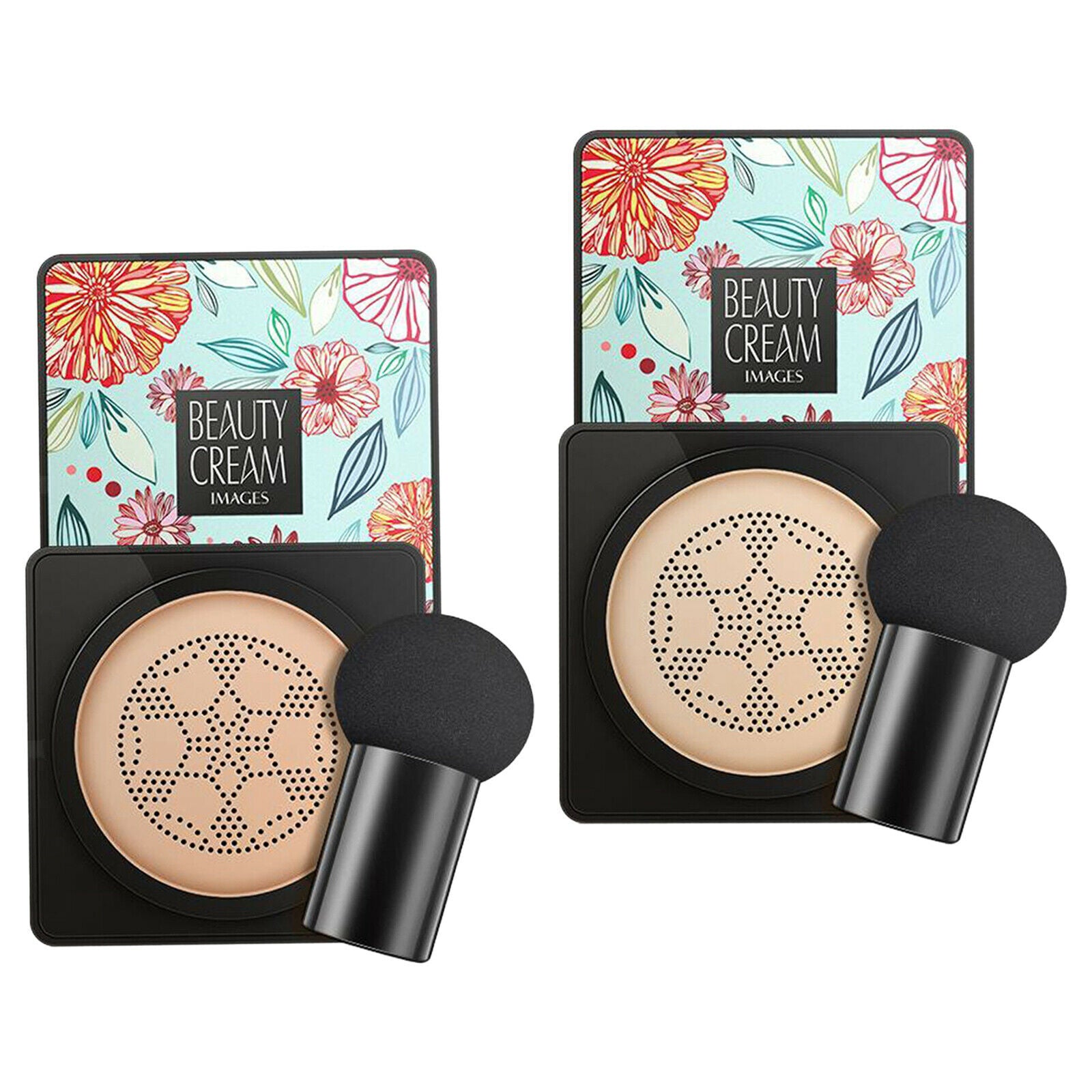 2x Mushroom Head Foundation Long Lasting Matte Concealer Bright Makeup Base