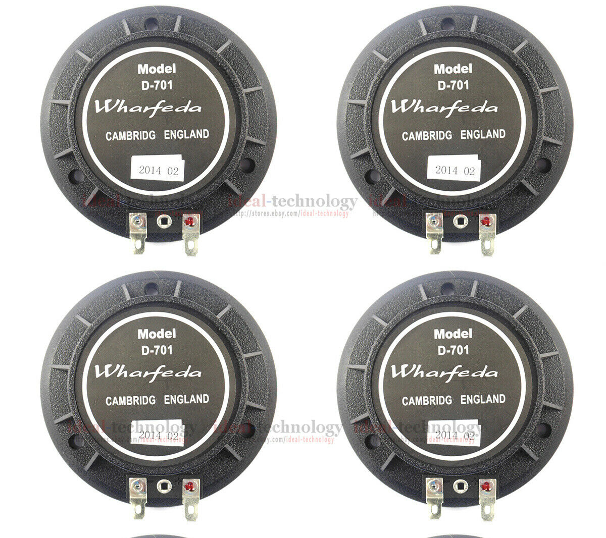4PCS Quality diaprhagm fit for Wharfedale Titan D-701, D-702A, Titan 12 & 15 15p