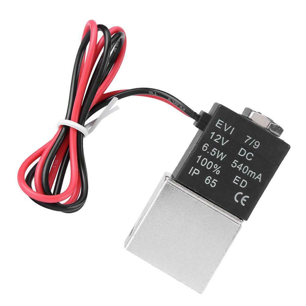DC12V Normally Closed Fast Response Electric Air Oil Water Solenoid Valve @
