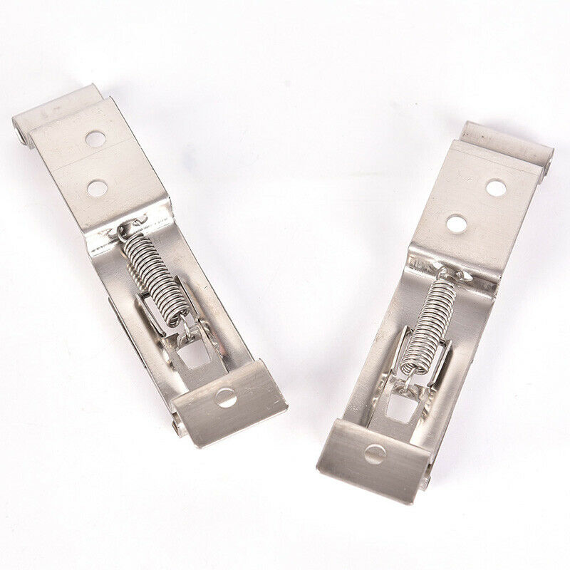 1pair Car License Plate Frame Holder Trailer Number Plate Clips Spring Lo.l8