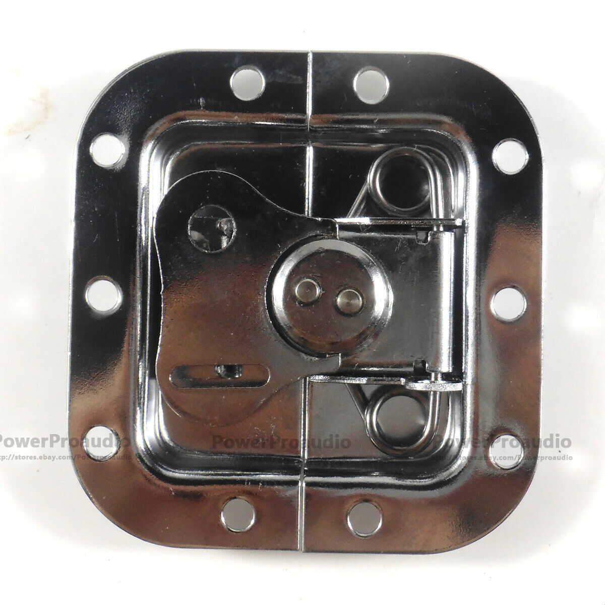 4 x  Chrome Small Butterfly Latches (Split Dish,Padlock) For ATA Road Cases