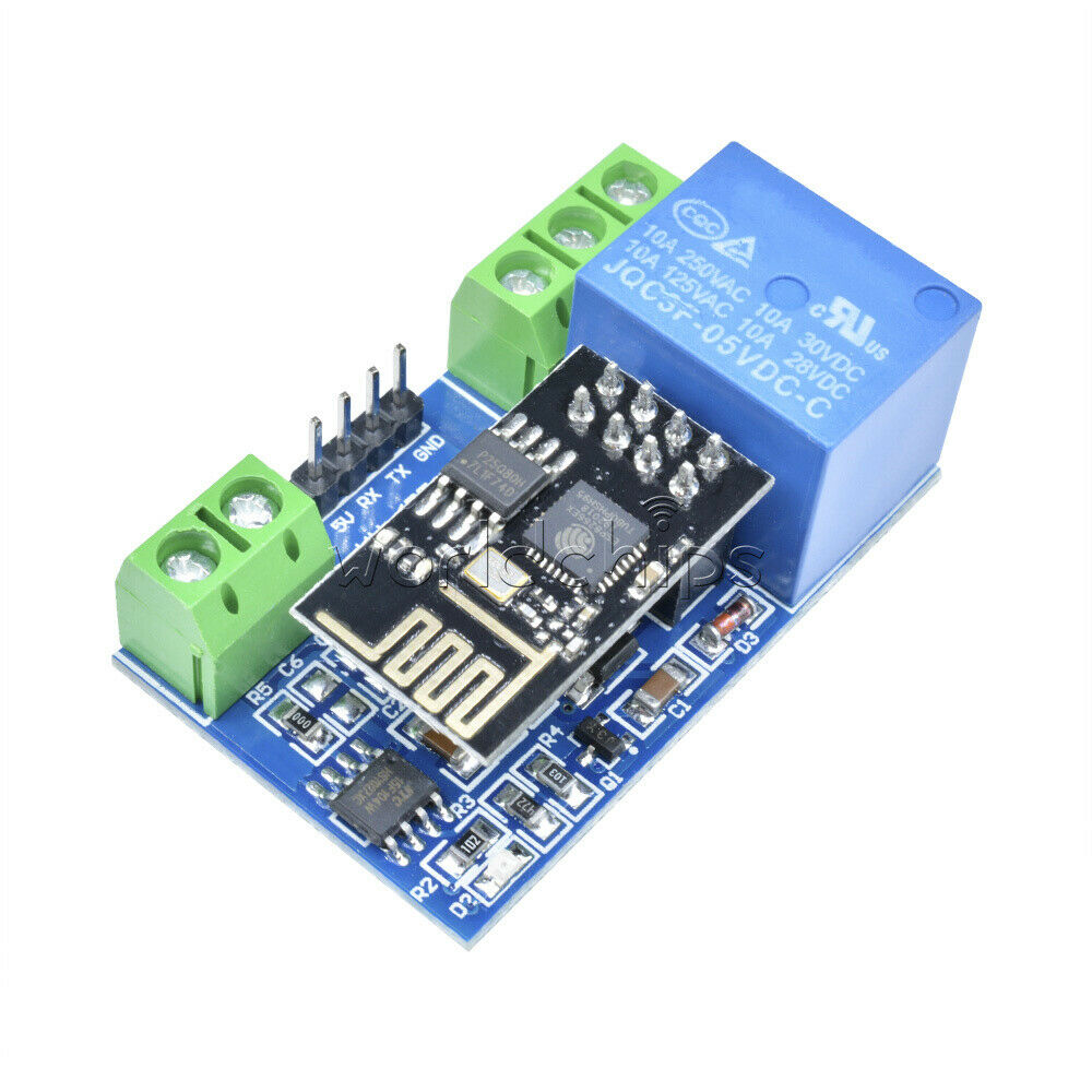 AC 10A/30V DC TOI APP Controled ESP8266 5V Wifi Relay Onboard Module Smart Home