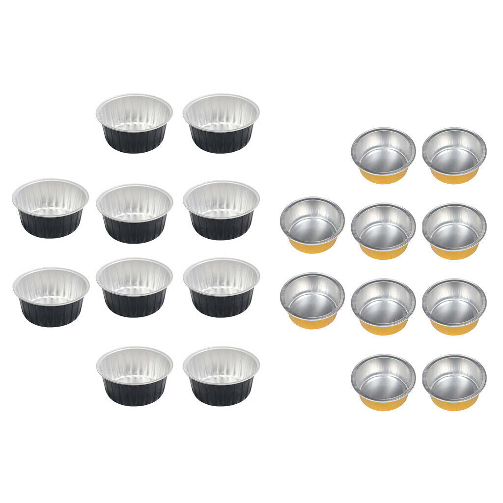 20Pcs Mini Round Shape Melting Wax Bowl Waxing Hair Removal Hard Bean Bowls