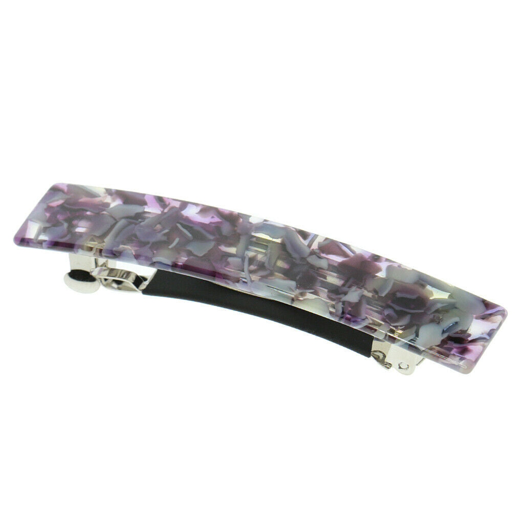 2x Chic Acetate Leopard Large Hair Clip Pin Spring Barrette Hair Accessories